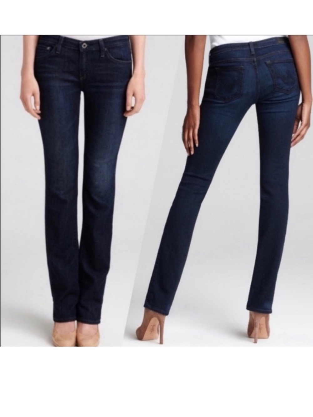 AG Adriano Goldschmied Women's Dark Indigo Bootcut Jeans